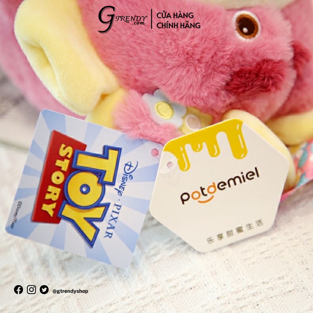 [Chính hãng Disney ] Móc khoá Hình gấu dâu hoa hướng dương full tag Gtrendy