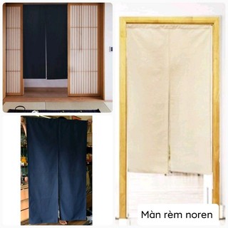 Màn rèm noren Nhật vải bố dày (chưa kèm thanh)