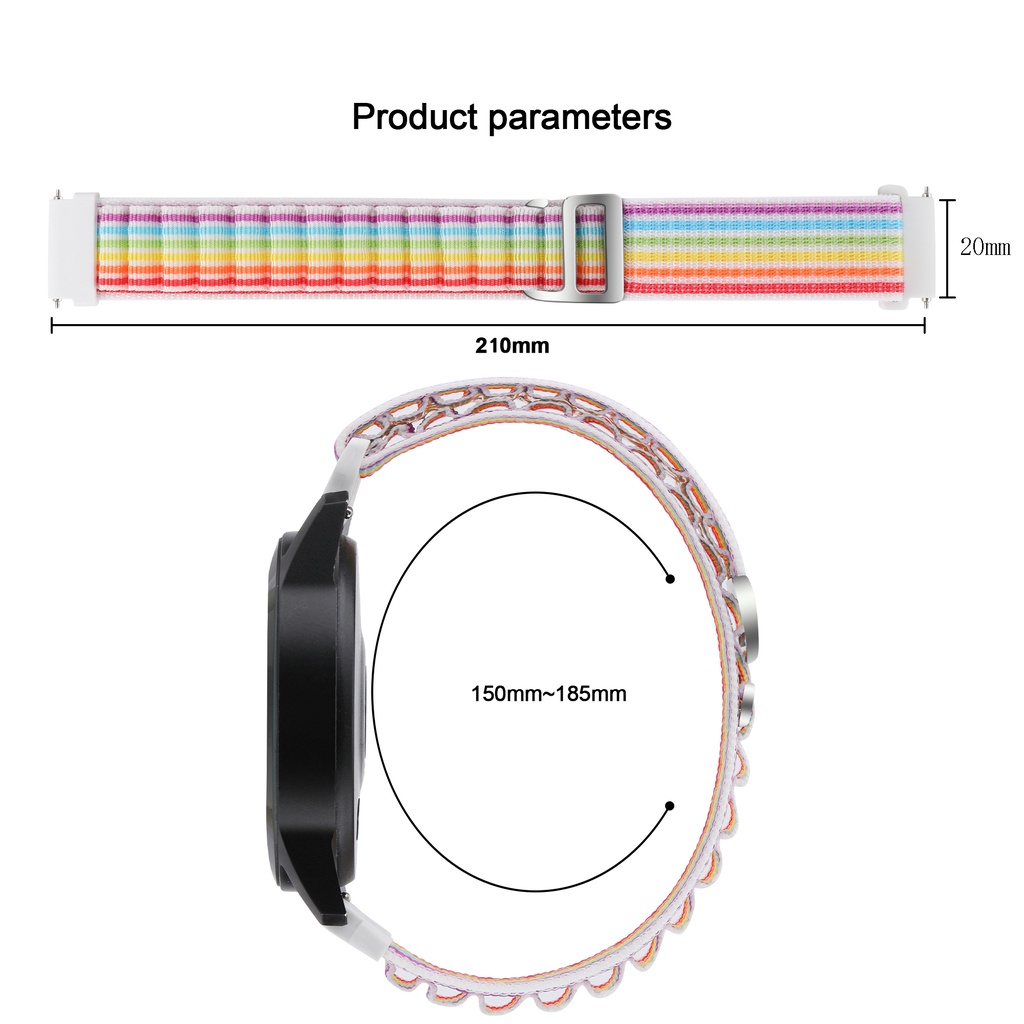 Dây Đeo Nylon Cho Đồng Hồ Thông Minh Huawei Watch Buds GT 2 42mm GT2 GT3 42mm GT3 Pro 43mm GT3 SE