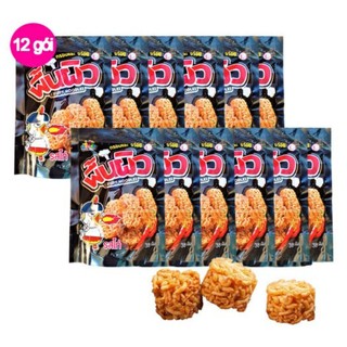 Snack mì tôm viên vị gà cay Thái Lan, mì ăn liền trẻ em