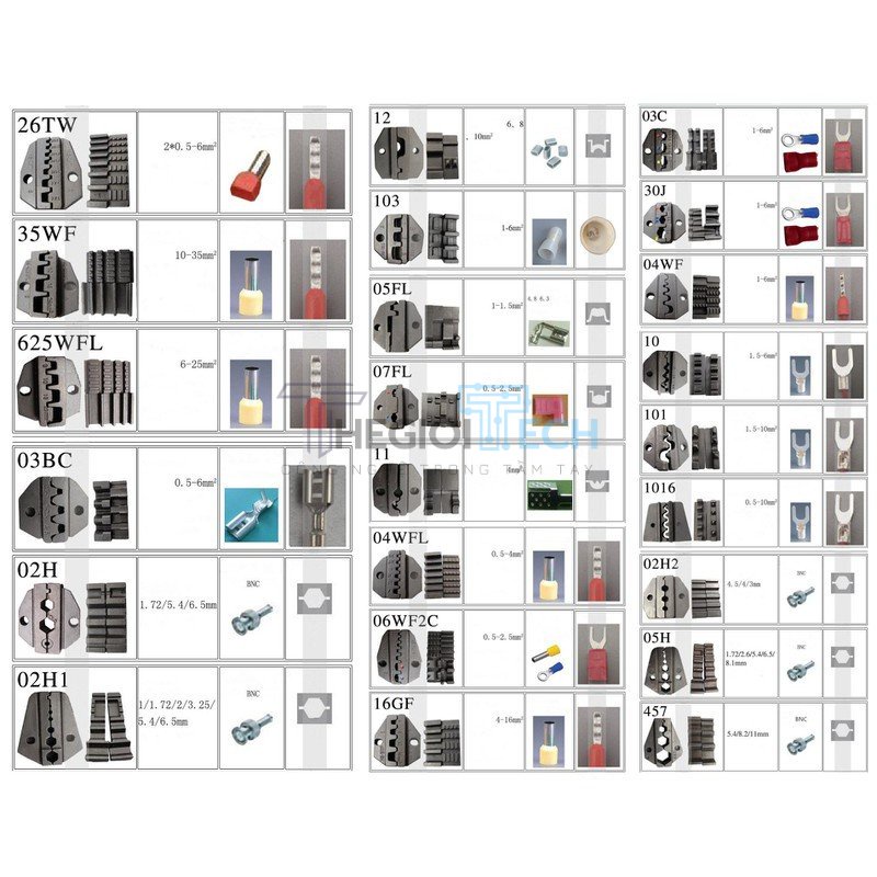 Đầu kìm bấm đầu cos - 16GF