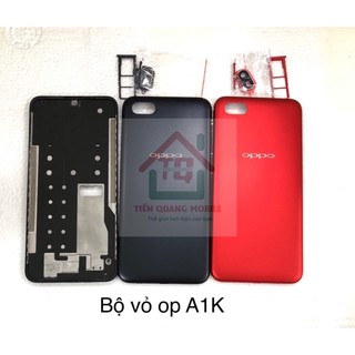 Bộ vỏ Oppo A1K (gồm vỏ, khung xương, khay sim, kính cam, nút bấm)