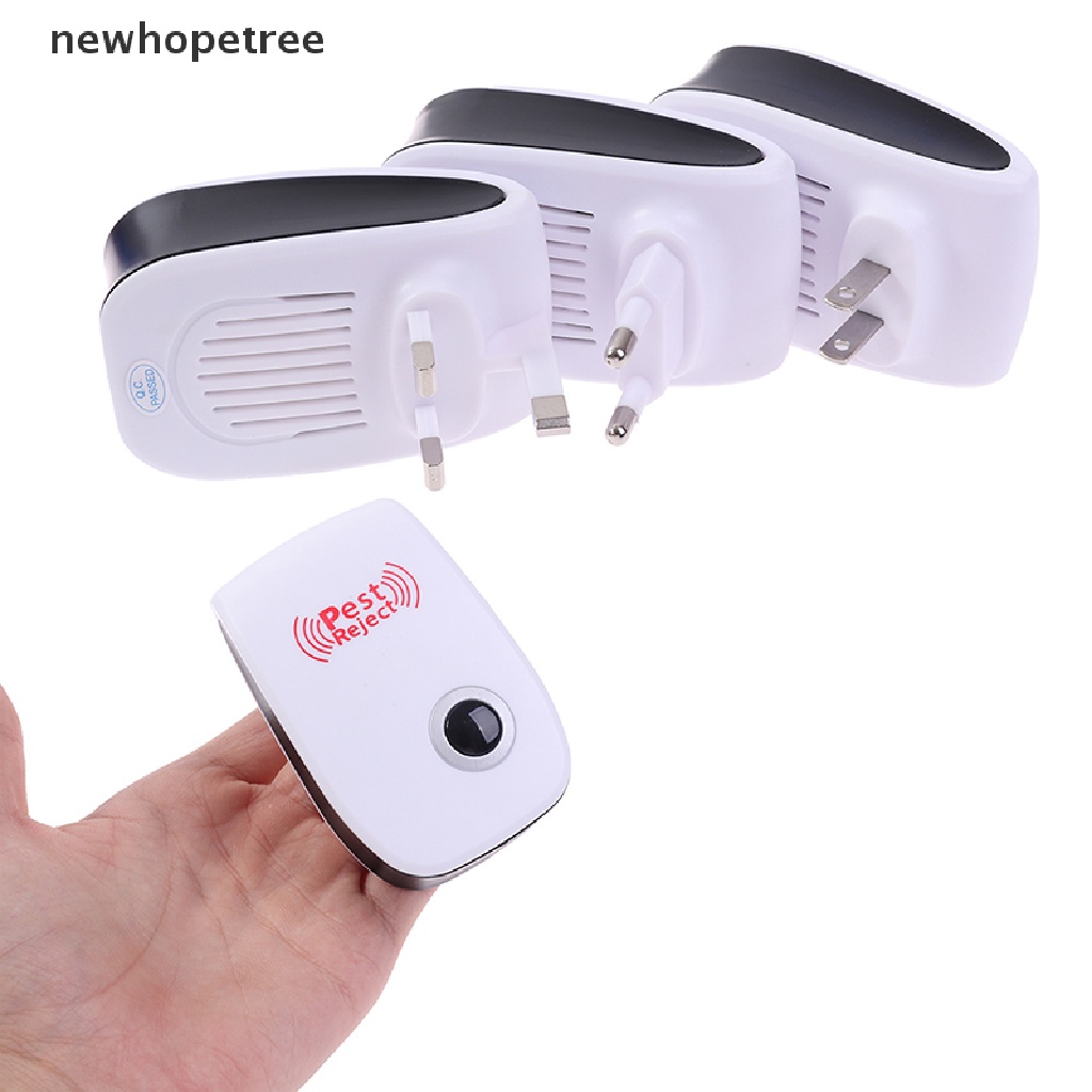 Thiết Bị Xua Đuổi Côn Trùng Bằng Sóng Siêu Âm EU / US / UK Oak