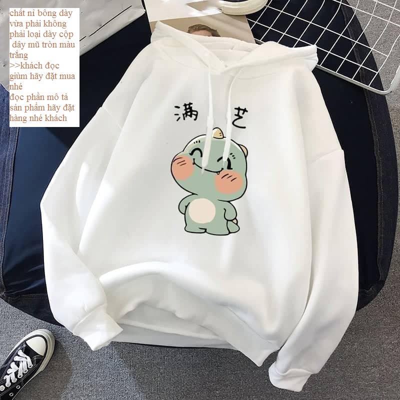 Áo hoodie khủng long hai tâm trạng