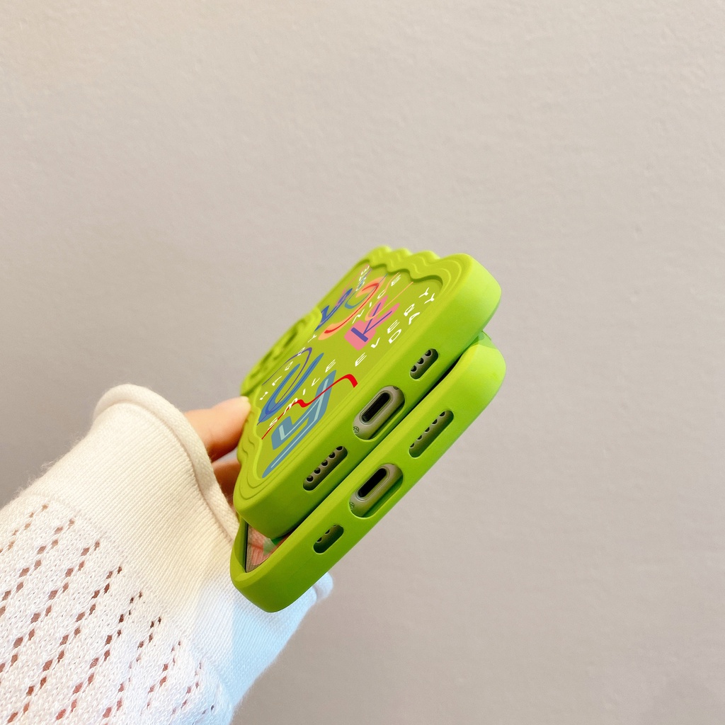 Ốp Điện Thoại Họa Tiết Chữ Đơn Giản Thời Trang Chống Rơi / Vân Tay Cho iPhone 11 12 13Pro 14 7plus 6plus 7 8 6 xr xs max