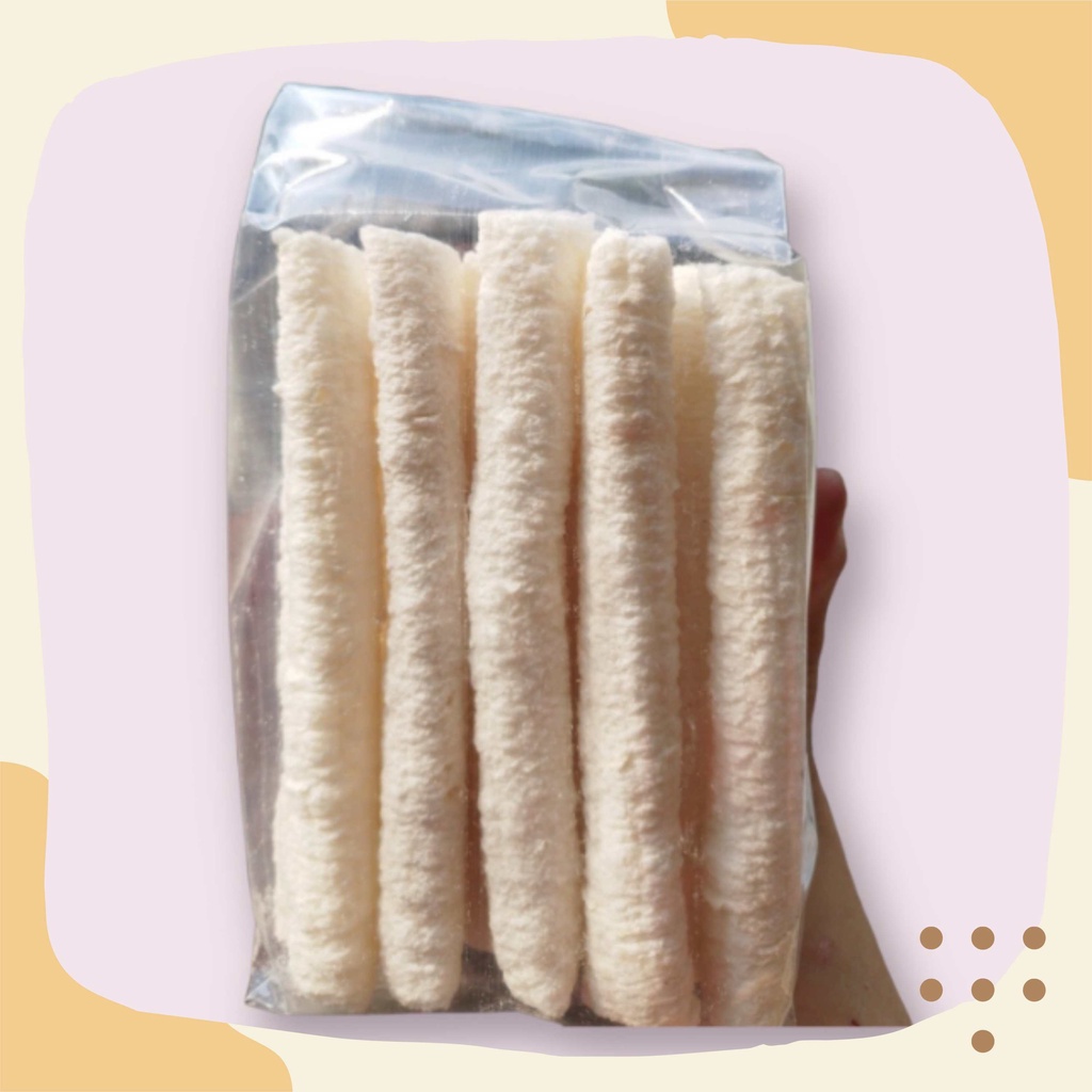 Bánh Ống Gạo Vica Vị Truyền Thống Màu Trắng Dạng Vừa Giòn Xốp Phù Hợp Với Mọi Lứa Tuổi