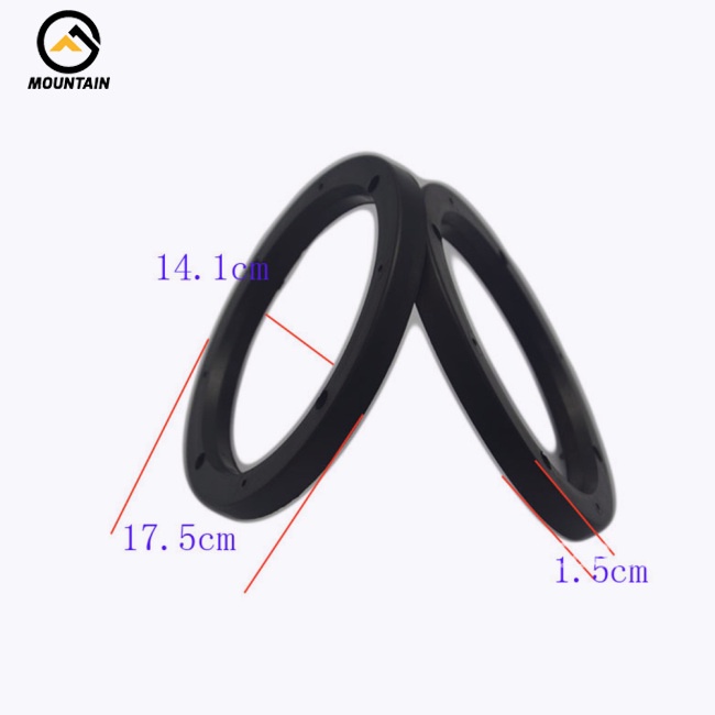 Set 2 Vòng Đệm Loa Đường Kính 6.5 inch Bằng Nhựa Thông Dụng Cho Xe Hơi