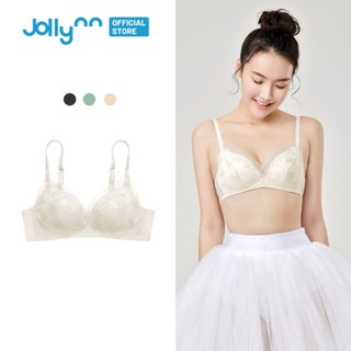 [Giảm 80%] [Kèm Quần] Áo ngực nữ dây lưới thêu ren không gọng mút mỏng mềm push up nâng ngực cúp 3/4 Jollynn Set Bra Bộ