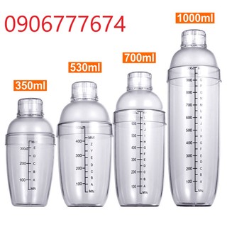BÌNH LẮC NHỰA vạch in đậm nhiều dung tích lựa chọn.