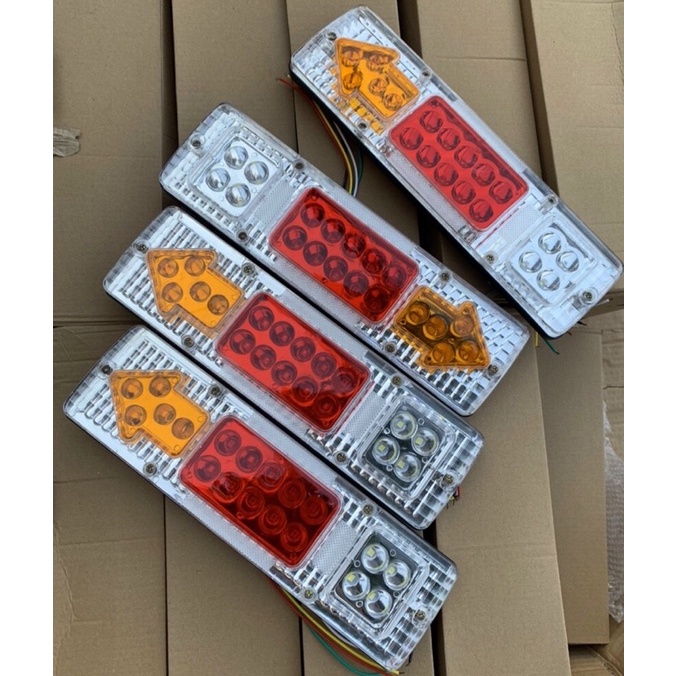 Đèn hậu led, xi nhan sau cho xe 3 bánh, xe công nông