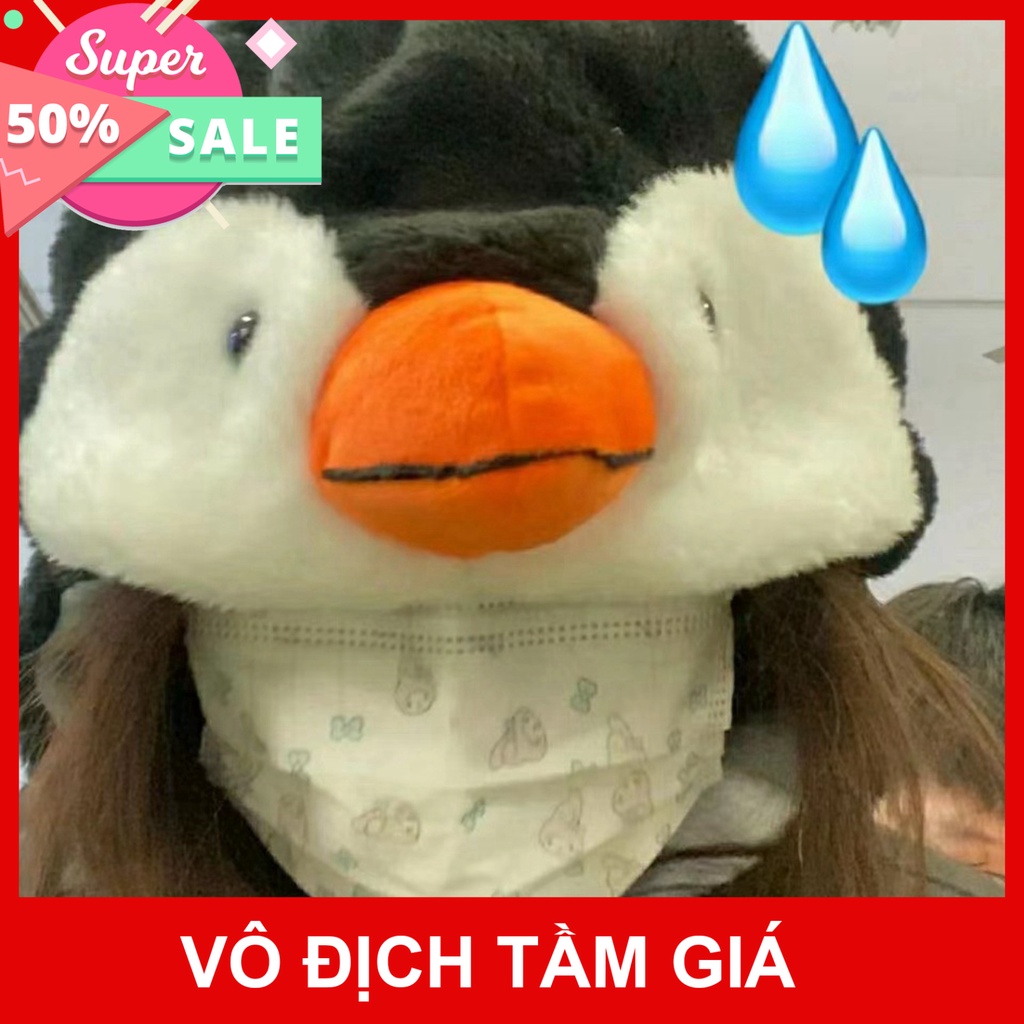 Mũ len Chim cánh cụt, Mũ len hình chim cánh cụt, Quà tặng dễ thương dành cho các bạn nữ