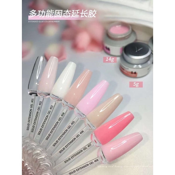 Gel tạo hình dán móng úp siêu chắc / dùng được úp móng