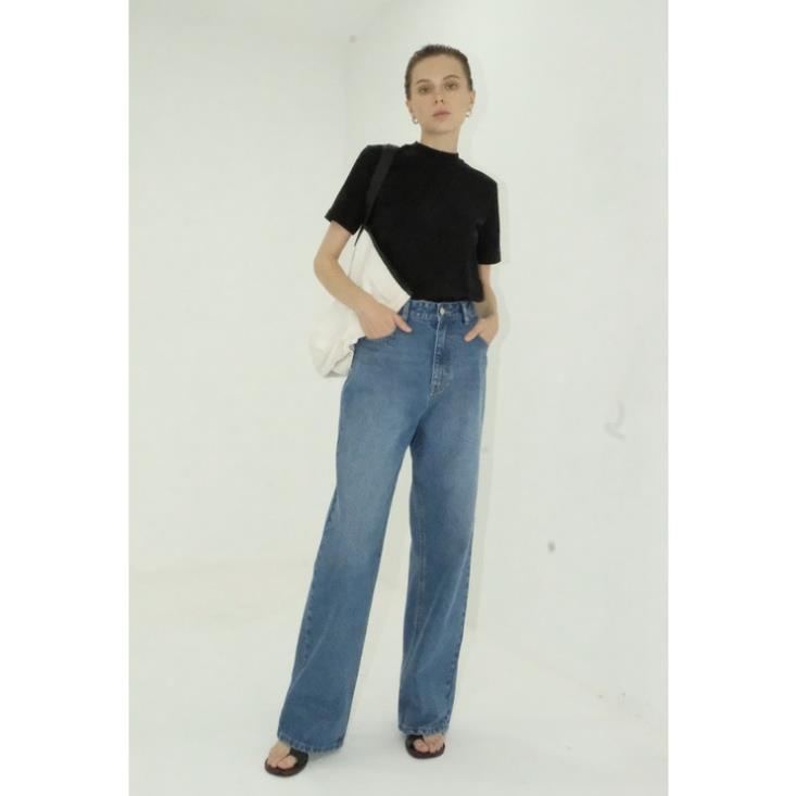 Quần jeans ống suông Aspirin Straight Leg Jeans *