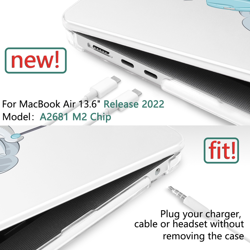 Ốp Máy Tính Bảng Cho 2022 MacBook Pro Air M2 M1 A2681 A2338 A2337 A2179 A1932 Touch Bar Air Pro 11 12 13 14 15 16inch A1708 A1706 A2159 A2251 A1502 A1466