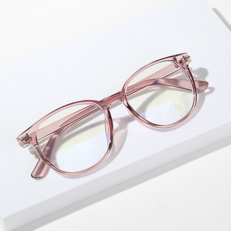 Mắt Kính Gọng Tròn Oversize Chống Ánh Sáng Xanh Thời Trang Phương Tây