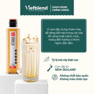 Syrup SHOTT Vị Vani (Vanilla) Chai 1 Lít