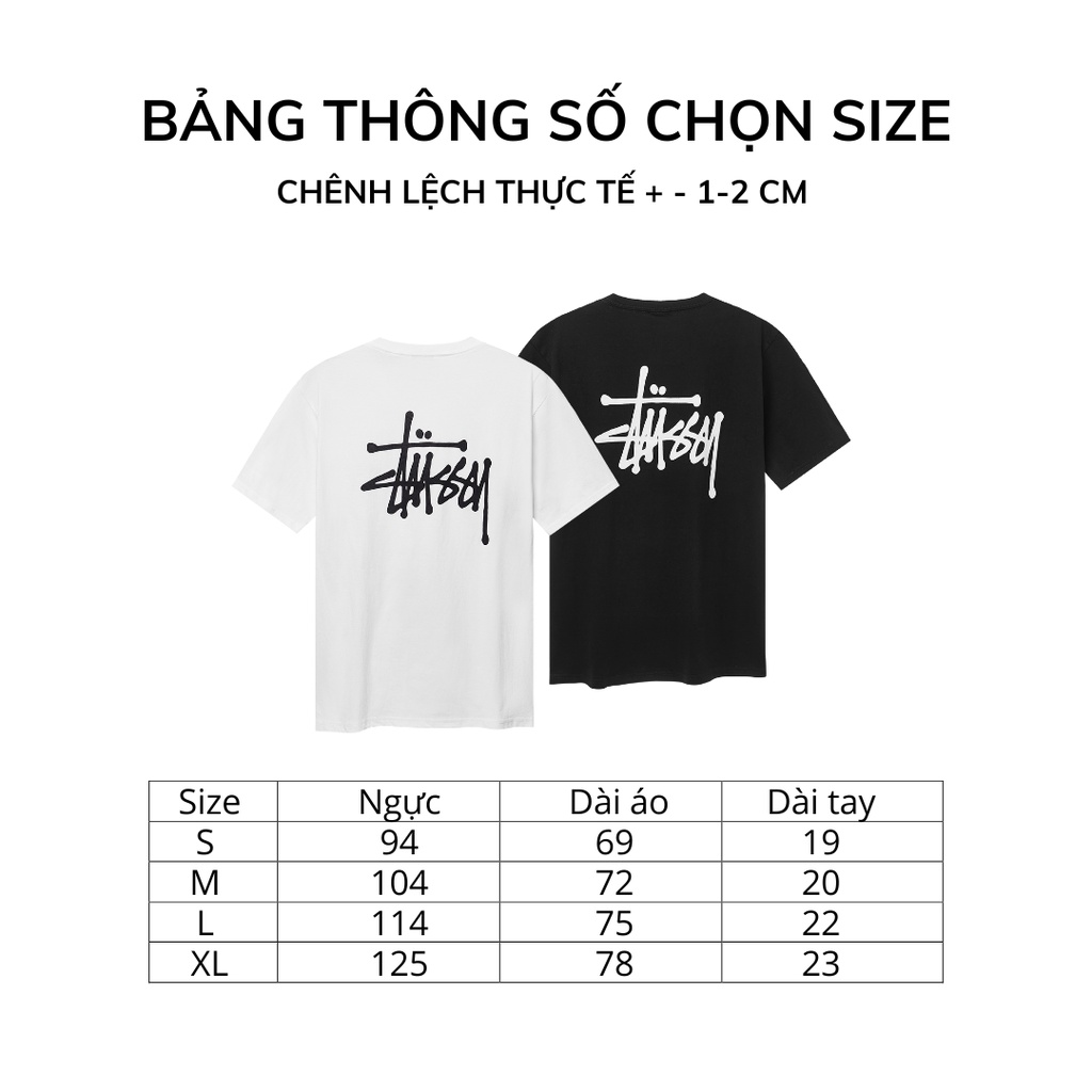 Áo thun Stussy Withered Flower unisex - CÓ SẴN