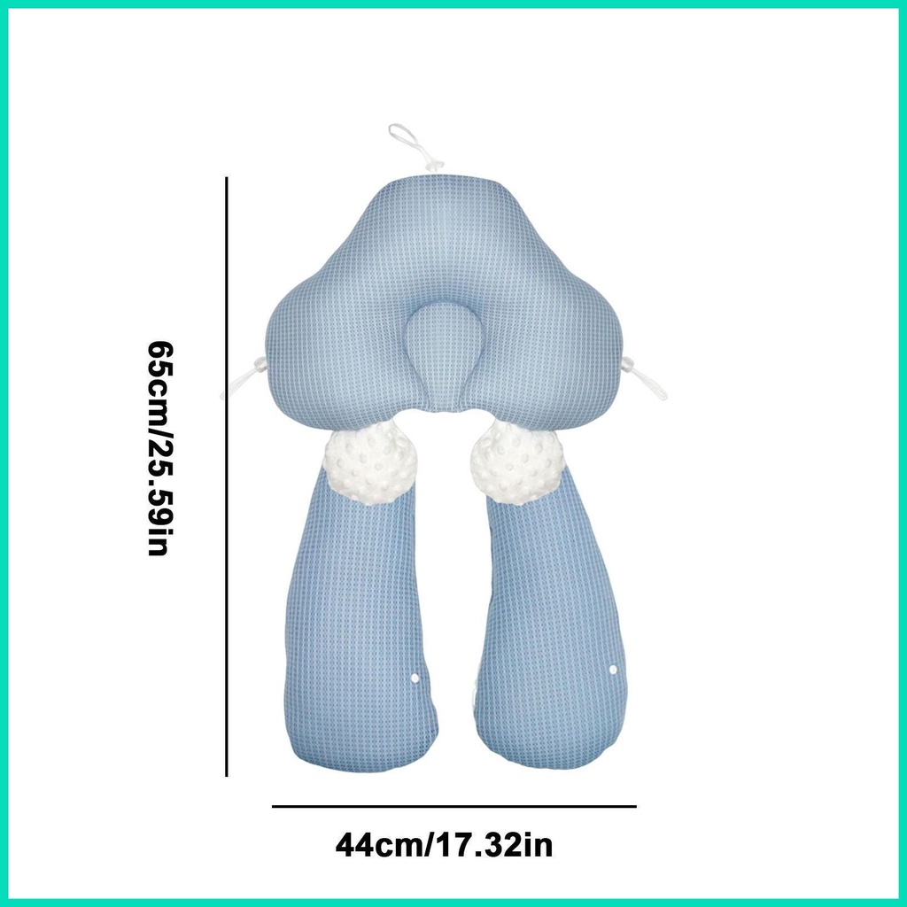 Gối Ngủ Cố Định Đầu Chống Lăn Chống Ấm Cho Bé Sơ Sinh