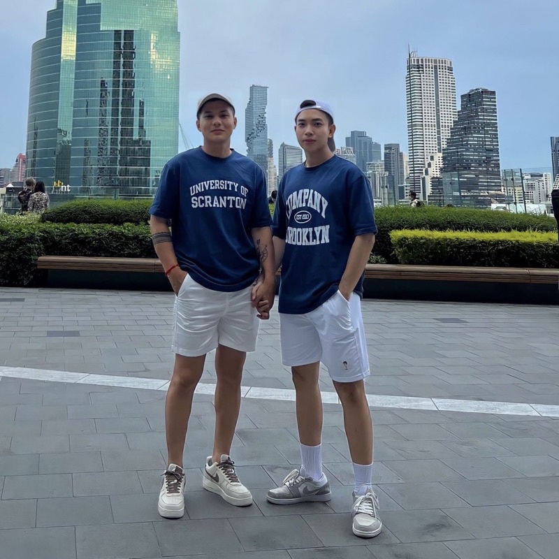 RYAN - Áo thun nam COMPANY ngắn tay vải cotton thương hiệu RYAN form rộng phong cách Hàn Quốc