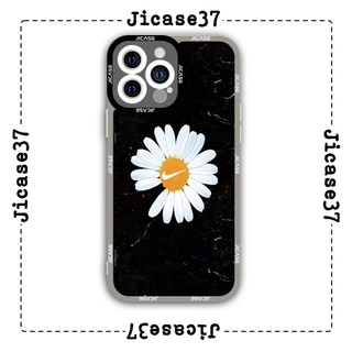 Ốp lưng iphone và samsung xiaomi oppo cạnh vuông Jicase hoa cúc GD