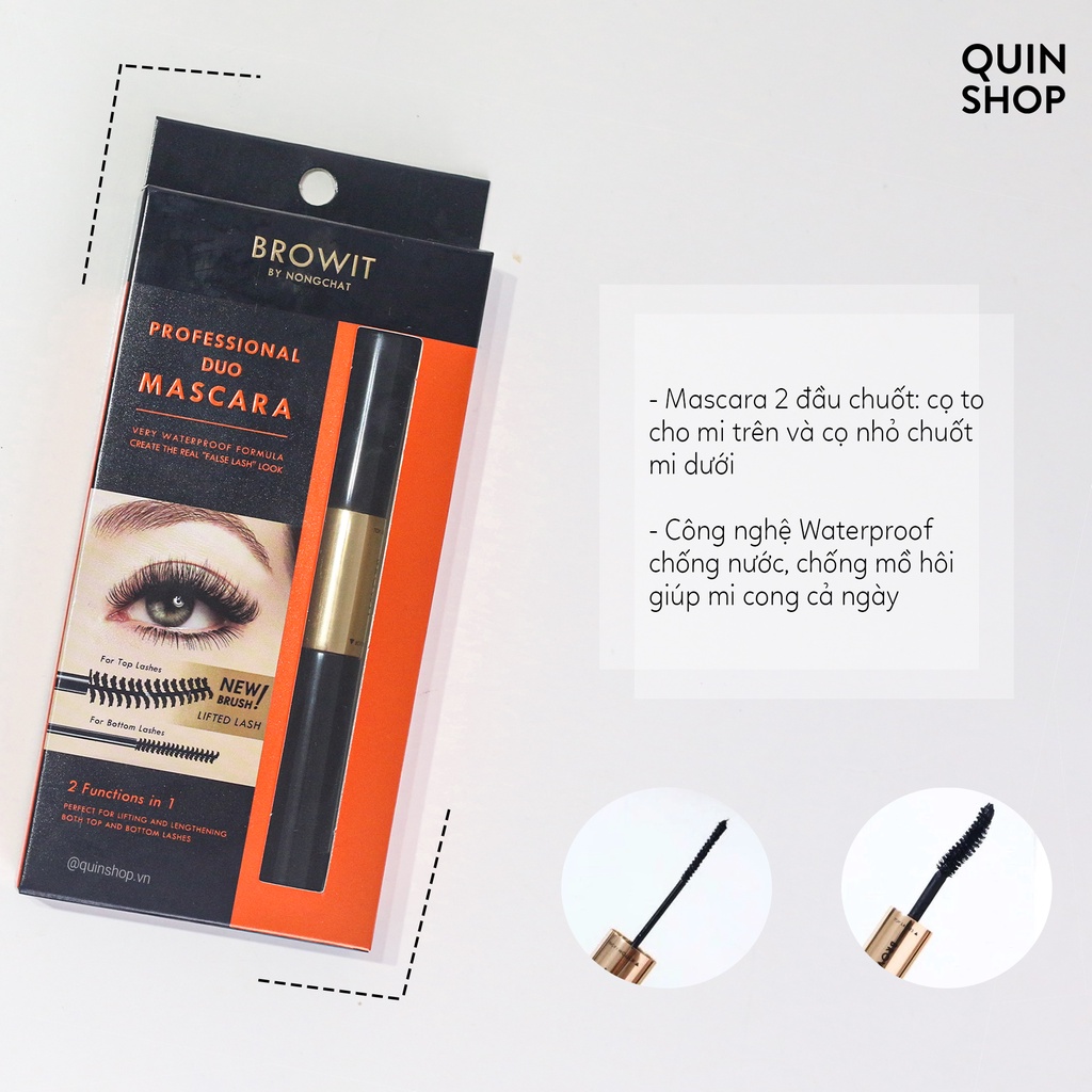 Chuốt Mi Làm Dày Dài Mi Browit By Nongchat My Everyday Endless Night, Professional Duo Sexy Black Mascara