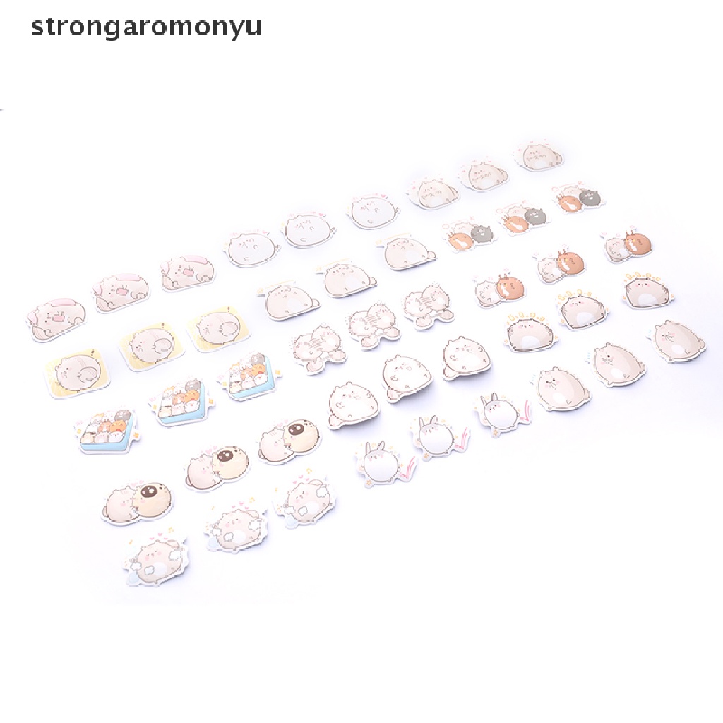 Bộ 45 Miếng Dán Hình Chuột Hamster Và Những Người Bạn Đáng Yêu Trang Trí Sổ Tay Nhật Ký Diy