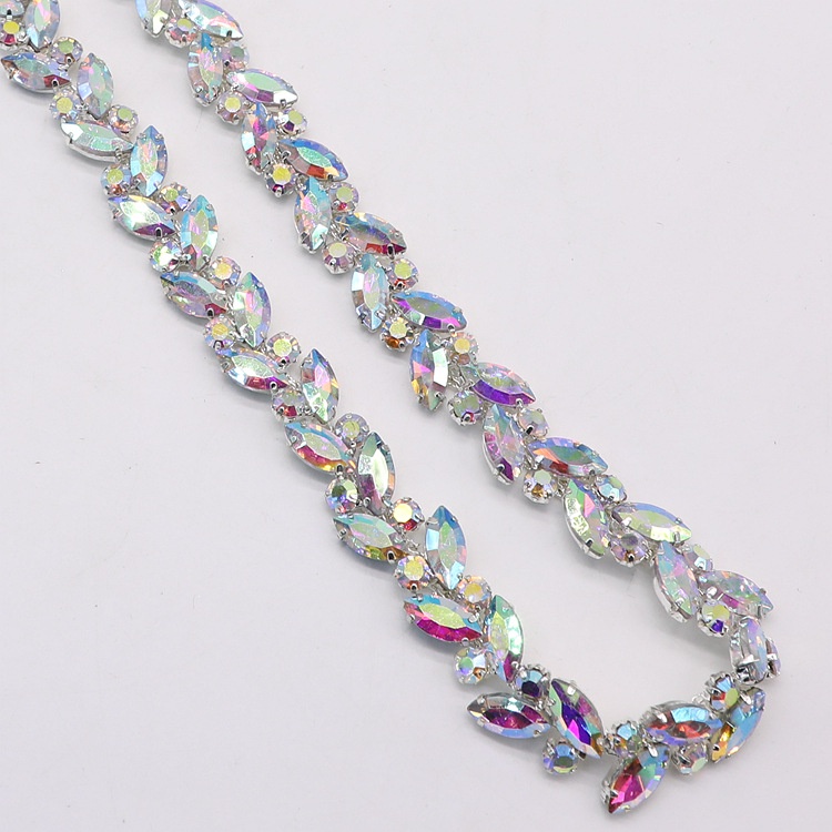 2160264   Dây Chuyền Đính Đá Mắt Ngựa Kích Thước 7 * 15Cm