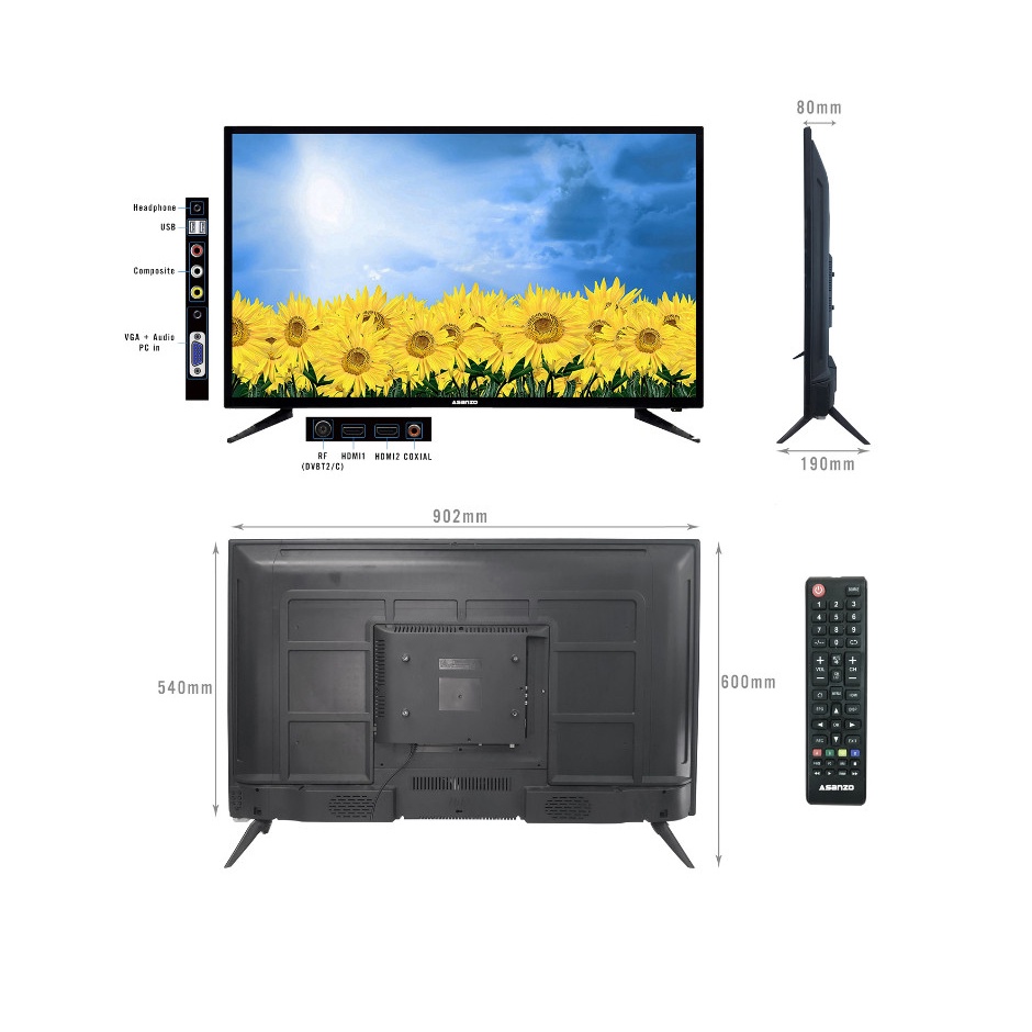 Tivi Asanzo 40 Inch Model 40S610T2