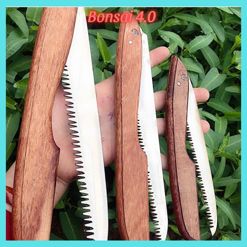 Cưa cành cán gỗ- cán gấp- lưỡi thép không rỉ