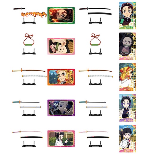 Mô Hình Demon Slayer Kimetsu no Yaiba Nichirin Sword Collection 2 BOX of 10