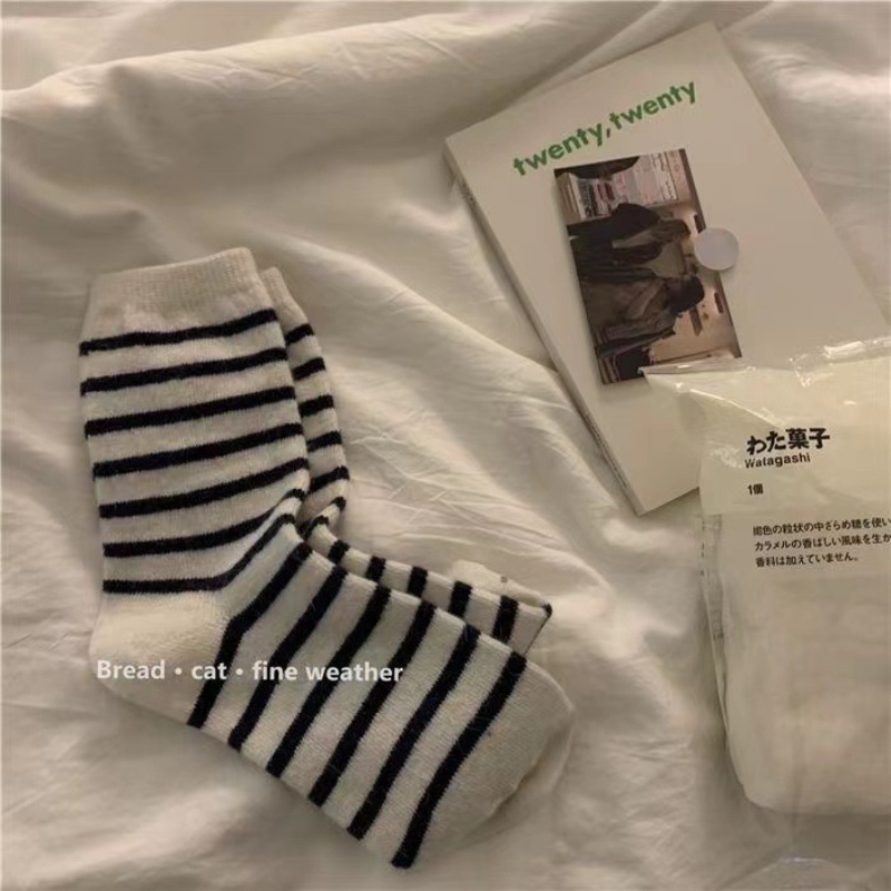 Vớ Len Lông Thỏ Dày Giữ Ấm Mùa Thu Đông Phong Cách Hàn Quốc Nhật Bản Cho Nữ