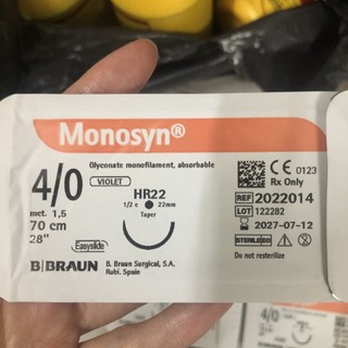 Chỉ thẩm mỹ tự tiêu Monosyn 4.0 (Giá 1 sợi)
