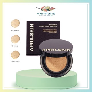 Phấn Nước April Skin Magic Snow Cushion Galaxy Triple Cover Edition SPF50+ PA+++ 15g AprilSkin