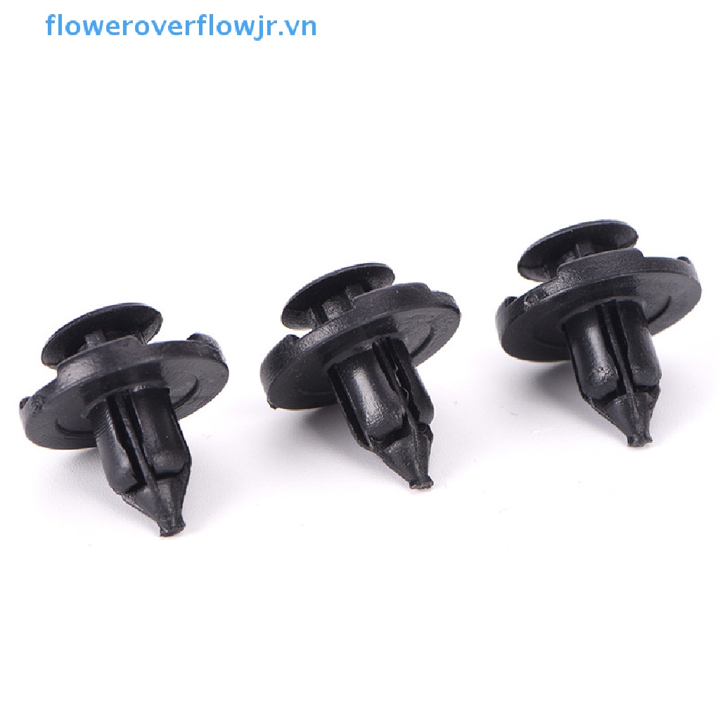 FENDER Set 50 Đinh Tán Nhựa 8mm Cho Xe Ô Tô Set 50 Đinh Tán Nhựa 8mm Màu Đen Cho Xe Ô Tô 50x 8mm A