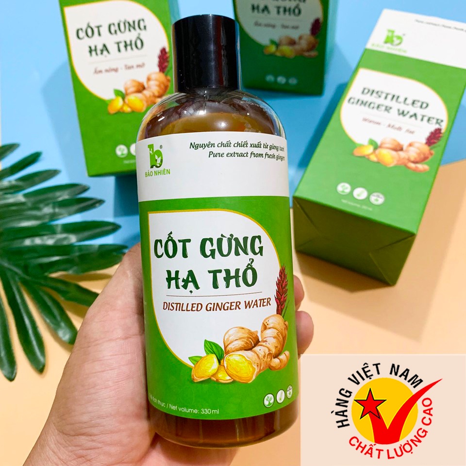 Cốt gừng hạ thổ Bảo Nhiên - giúp giữ ấm cơ thể mẹ sau sinh