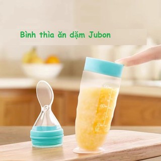 Bình thìa ăn dặm Jubon Silicon Cao Cấp