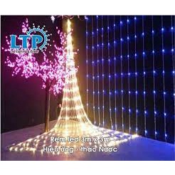 Dây Đèn Led Nháy Thả Rèm Mưa Rơi Nháy Thác Nước - Đèn Nháy Thả Mành, Trang Trí Cây Đẹp Lung Linh, Trang Trí Noel