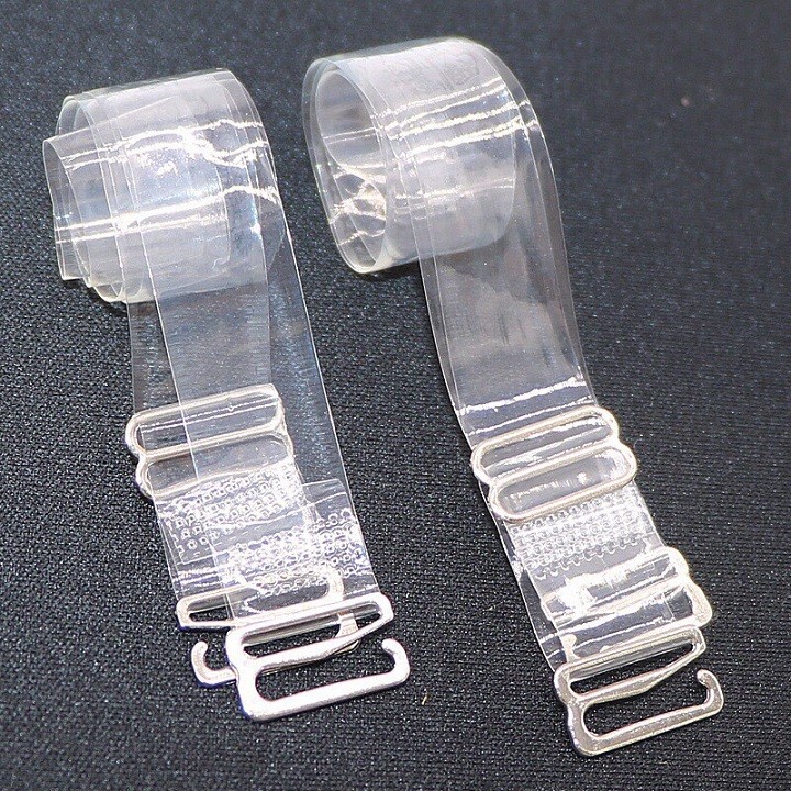 2 Dây áo lót silicon trong suốt không lộ Salet mặc áo ống hở vai hở lưng bra dán ngực đi chơi tiệc sexy