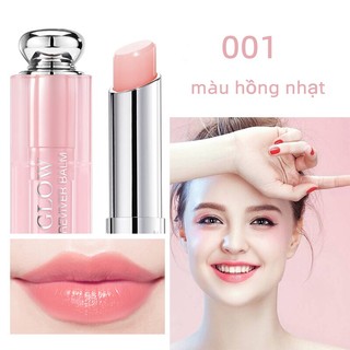 Son dưỡng có màu dior addict lip glow to 001 coral màu cam