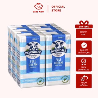 Sữa tươi devondale úc 200ml