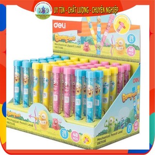 Ruột Chì Kim Deli 2B- 0.5mm/0.7mm- Hàng chuẩn