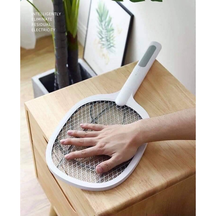 Vợt muỗi thông minh tự động bắt muỗi bằng ánh sáng tím có màng bảo vệ an toàn, vợt muỗi đa năng 3 in 1