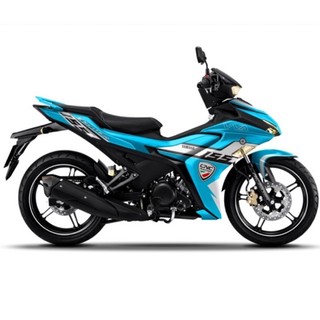 Tem trùm Exciter 155 Trắng xanh , tem trùm exciter 155 xanh trắng đẹp 2