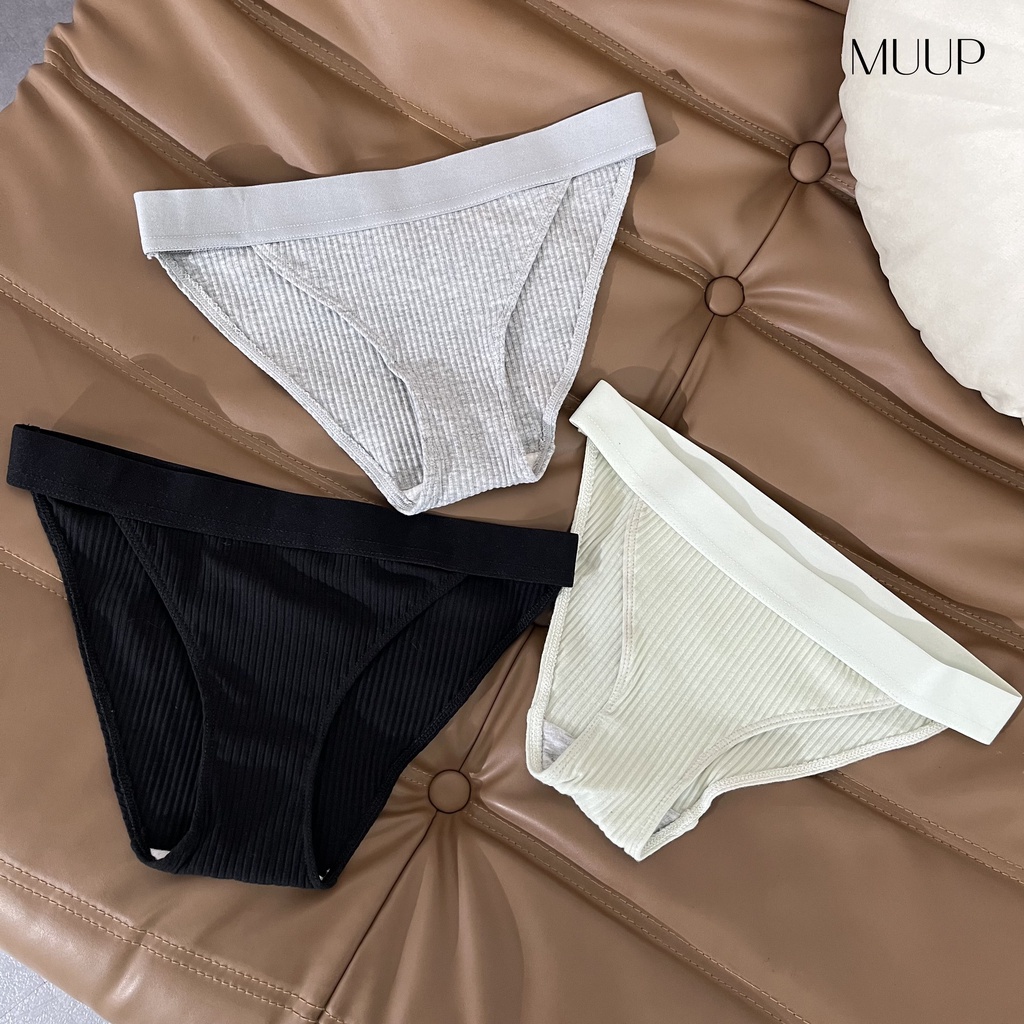 Quần lót cotton cạp vừa MQ006 Basic Cotton Pantie đai bản rộng mới lạ dáng thể thao thiết kế độc quyền LyLy