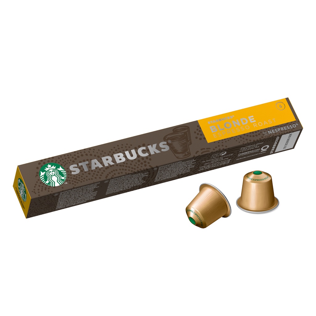 Combo MIX 10 thanh x10 capsules Starbucks by Nespresso DATE 03/2024-07/2024