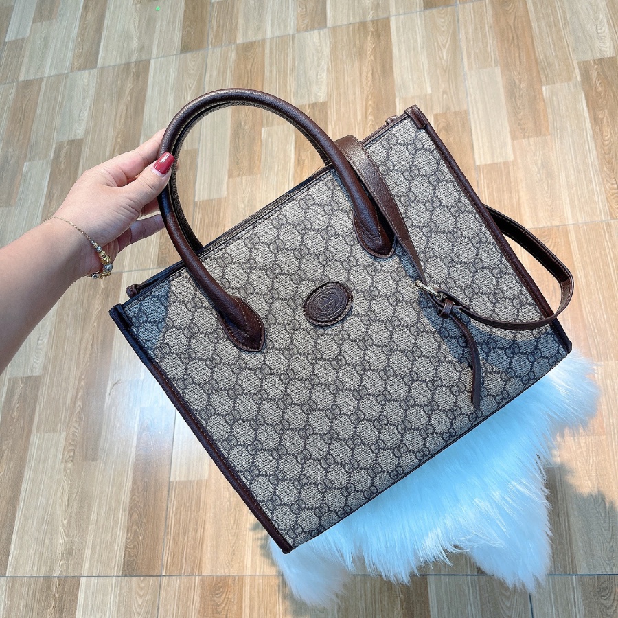 Túi Xách Nữ Công Sở GC 2 Quai Xách Chắc Chắn Kèm Dây Đeo Chéo M30