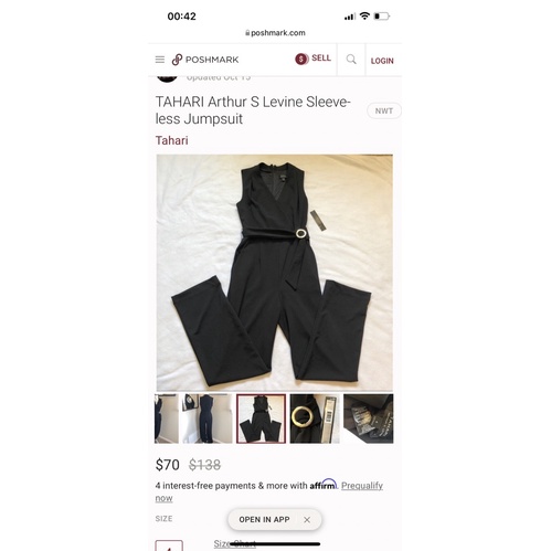 Jumpsuit Tahari siêu đẹp chuẩn dư xịn