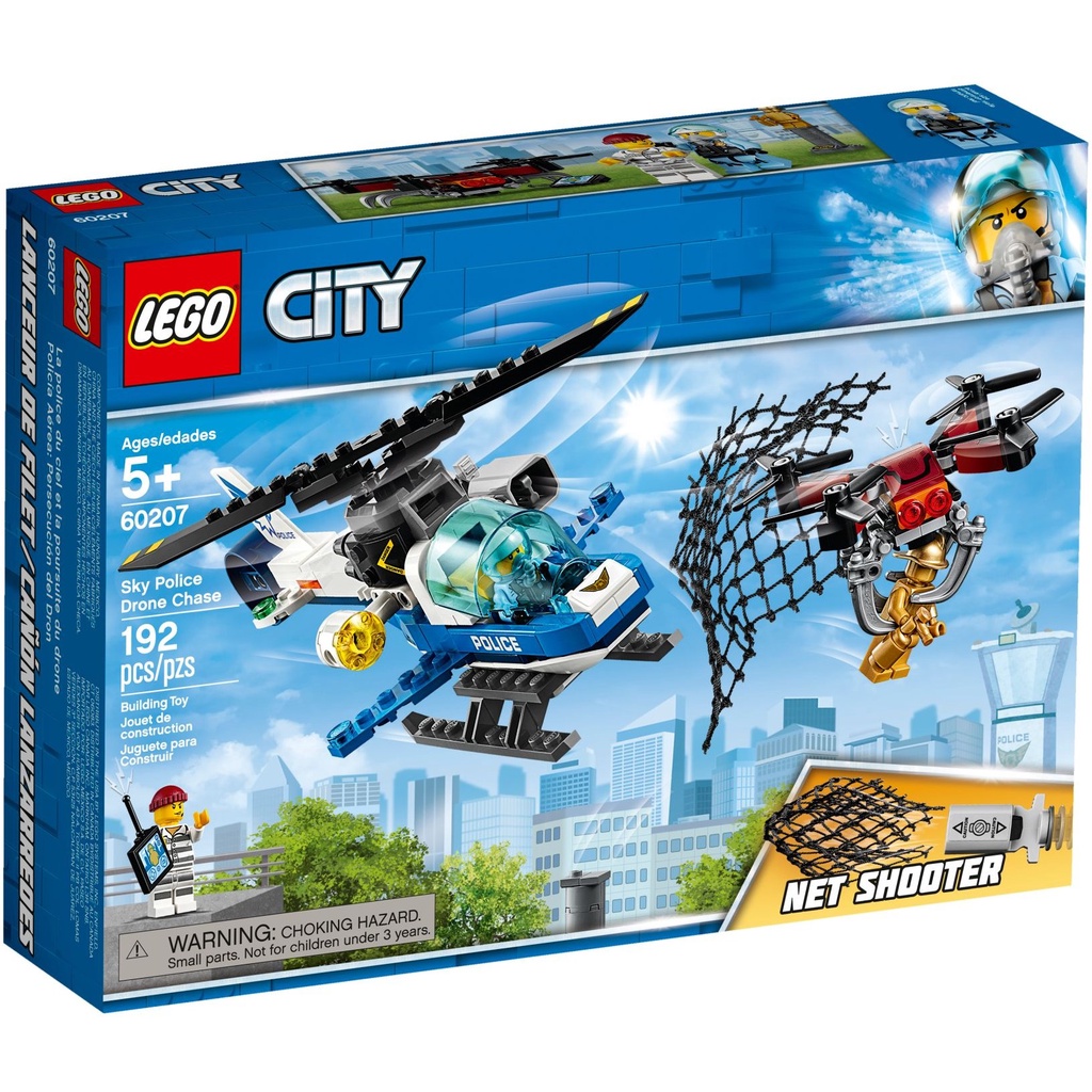 LEGO 60207 City - Truy Bắt Máy Bay Không Người Lái