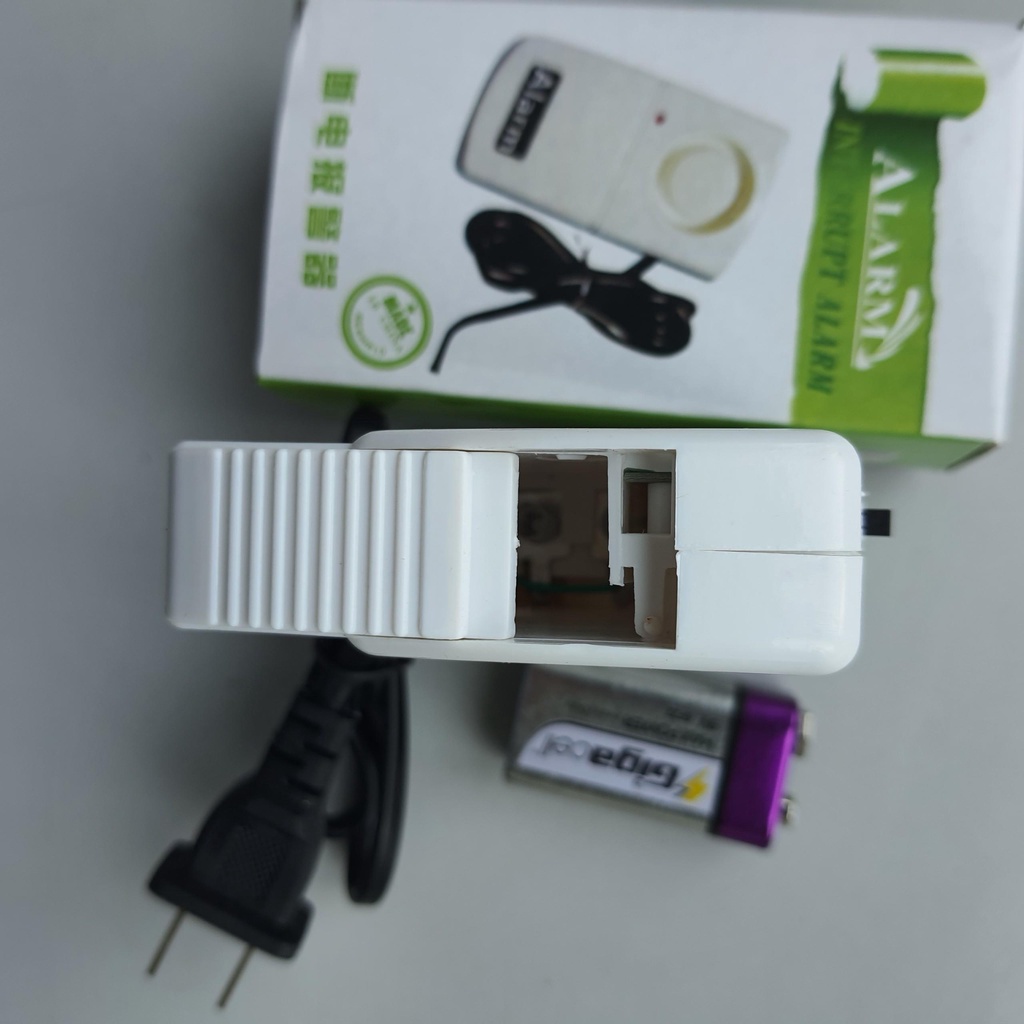 Thiết bị báo động khi mất điện chuông báo động mất điện 220V TẶNG KÈM PIN 9V LOẠI TỐT