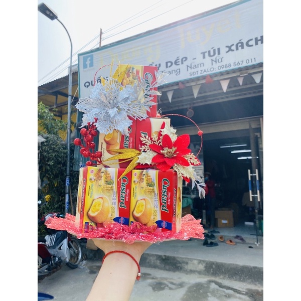 Phụ kiện trang trí oản,tráp bánh, tráp nước, giỏ quà biếu